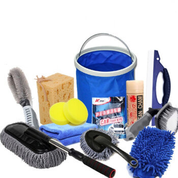 SNBLO升级款13件套洗车用品套装 一站式解决您的家庭爱车清洁需求